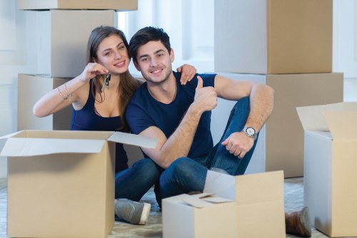 Man with van service helping with a residential move in Lisson Grove
