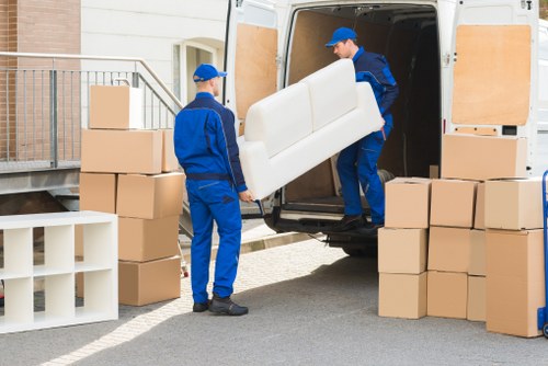Reporting a service issue after a man and van move