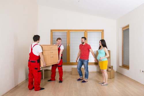 Removal van ready for a home move in Lissongrove