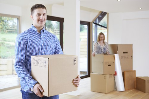 Furniture being moved safely during flat removals in Lissongrove