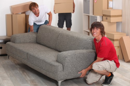 Packing and loading items into a moving truck in Lissongrove