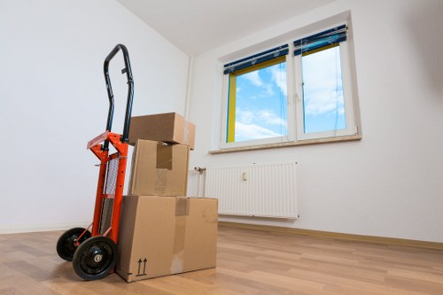 Local moving truck used for flat and office relocations near Lisson Grove