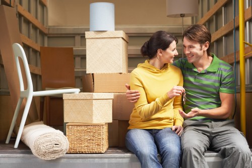 Professional van moving service handling household items in Lissongrove
