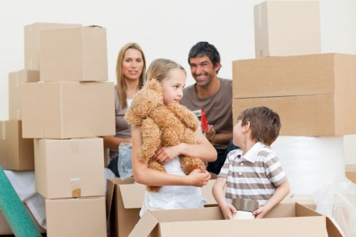 Furniture and household items being loaded for same day removals in Lissongrove